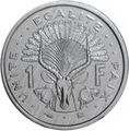 1 Djiboutian Franc in 1997 Reverse