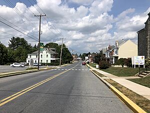 2022-08-30 12 47 48 View northwest along Home Avenue at Smith Street in Topton, Berks County, Pennsylvania