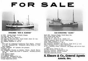 Ad for sale of Elmore ships 1917
