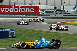 Alonso + Barrichello + Villeneuve + Schumacher 2006 USA