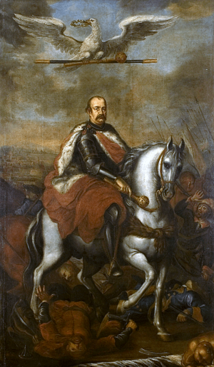 Anonymous Jerzy Sebastian Lubomirski on horseback
