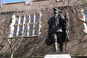 Architecture on University of Pennsylvania Campus - Young Ben Franklin Statue - Philadelphia - Pennsylvania - 04