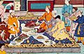Babur at Mughal Dastarkhan, 1590 CE
