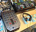 Behringer VMX-200 DJ mixer + Denon DN-2500F dual CD player + RC-44 remote controller