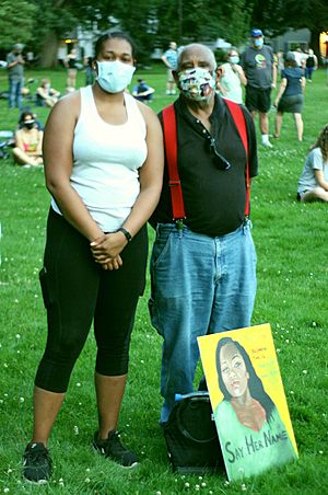 Black Lives Matter demonstration in Portland, Oregon June 23, 2020 26