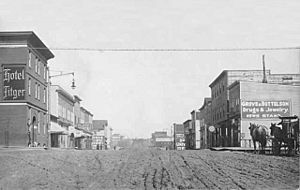 Second Street in Bovey, circa 1905