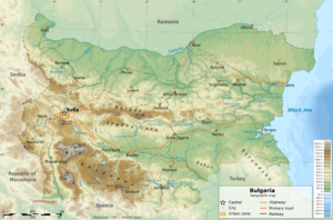 Bulgaria-geographic map-en