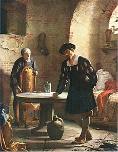 Carl Bloch - Christian II i fængslet på Sønderborg Slot 1871