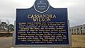Cassandra Wilson Blues Trail Marker
