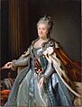 Catherine II by A.Albertrandi after Rokotov