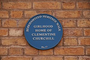 Clementine Churchill blue plaque