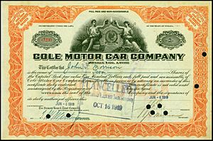 Cole Motor Car Comp. 1919