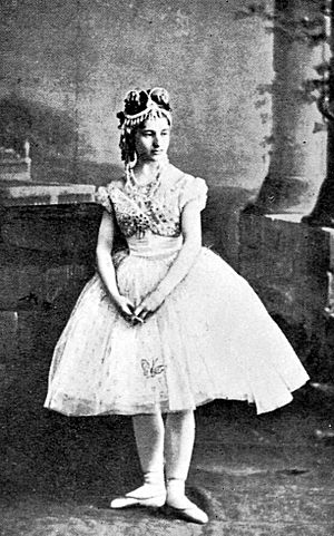 Coppelia -Swanilda -Giuseppina Bozzachi -Act I-Scene 2 -Paris -1870.JPG