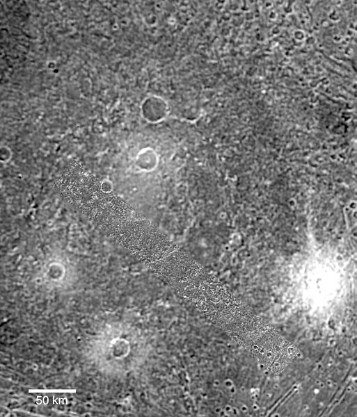 Crater Epigeus on Ganimede