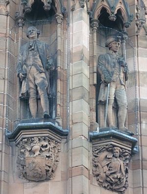 David Hume and Adam Smith statues, Edinburgh