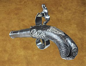 Decorated Queen Anne pistol