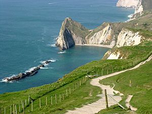 Durdle Door from the east - geograph.org.uk - 14