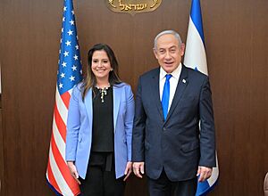 Elise Stefanik and Benjamin Netanyahu (2024)
