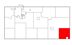 Fairchild (town), Wisconsin map