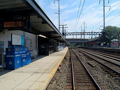 Fairfield station from southbound train (2), July 2019.JPG