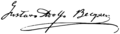 Firma de Gustavo Adolfo Bécquer