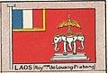 Flag of the Kingdom of Luang Prabang (French protectorate of Laos) in art 01