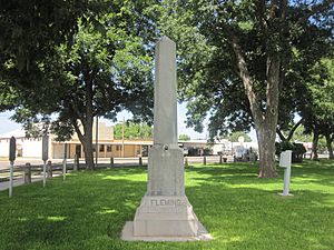 Fleming monument, Junction, TX IMG 4335