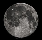 Full Moon with south polar markings
