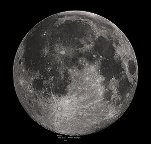 Full Moon with south polar markings
