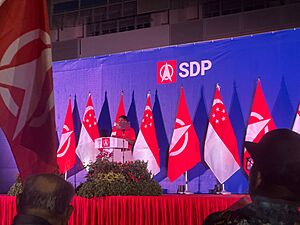 GE2025 Singapore Democratic Party rally in Bukit Panjang, Singapore (1)