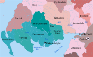 Gallovidian lordship map
