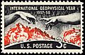Geophysical Year 3c 1958 issue U.S. stamp