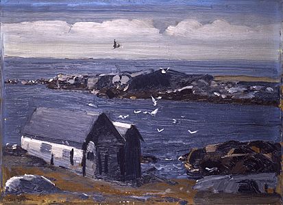 George Bellows - The Gulls, Monhegan