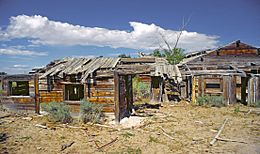 Ghost town Frisco in Utah