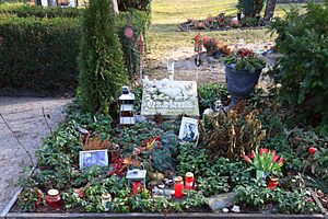 Grave of Rio Reiser at Alter St.-Matthäus-Kirchhof Berlin 2012