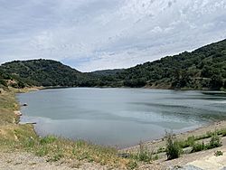 Guadalupe Reservoir - South from Dam Including Dam