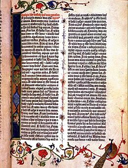 Gutenberg Bible (page)