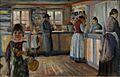 Hos landhandleren i Vrengen - Edvard Munch