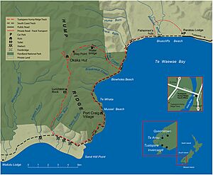 Hump ridge track map