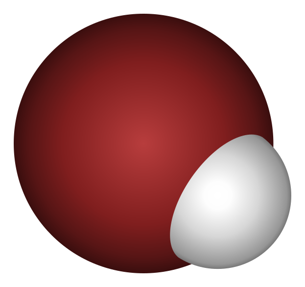 Hydrogen-bromide-3D-vdW