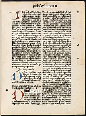 II Corinthians Bib Lat 1486 Bodleian Library 273