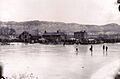 Ice Skating on Peck's Pond, Haverstraw