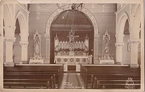 Interior of St Mary's Catholic Church, South Brisbane, Qld