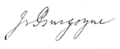 J.Burgoyne signature
