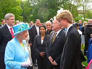 Jan Lisiecki meeting Queen Elizabeth II in 2011