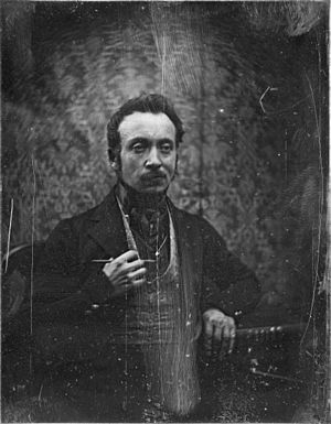 Joseph-Philibert Girault de Prangey - Autoportrait 1840, restored