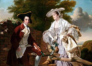 Joseph Wright of Derby - Peter Perez Burdett and his First Wife Hannah