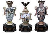 Khalili Collection Enamel cloisonne garniture 2019