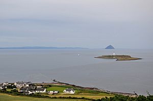 Kildonan 6. With the islands of Pladda and Ailsa Craig. North Ayrshire, Scotland