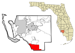 Location in Lee County and the U.S. state of Florida